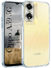 Load image into Gallery viewer, Oppo A59 5G (Silicone Clear Shockproof Case with Camera Protection | Soft and Flexible | Transparent)