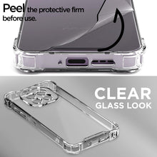 Load image into Gallery viewer, Transparent Raised Edges Shockproof Protective Phone Bumper Case for Oppo F29 5G PC + TPU Clear