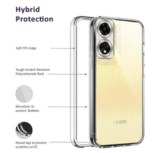 Load image into Gallery viewer, Oppo A59 5G (Silicone Clear Shockproof Case with Camera Protection | Soft and Flexible | Transparent)