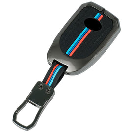 Folkswheel Key Cover Compatible for Toyota Prado Vios Yaris Previa 3 Button Smart Key