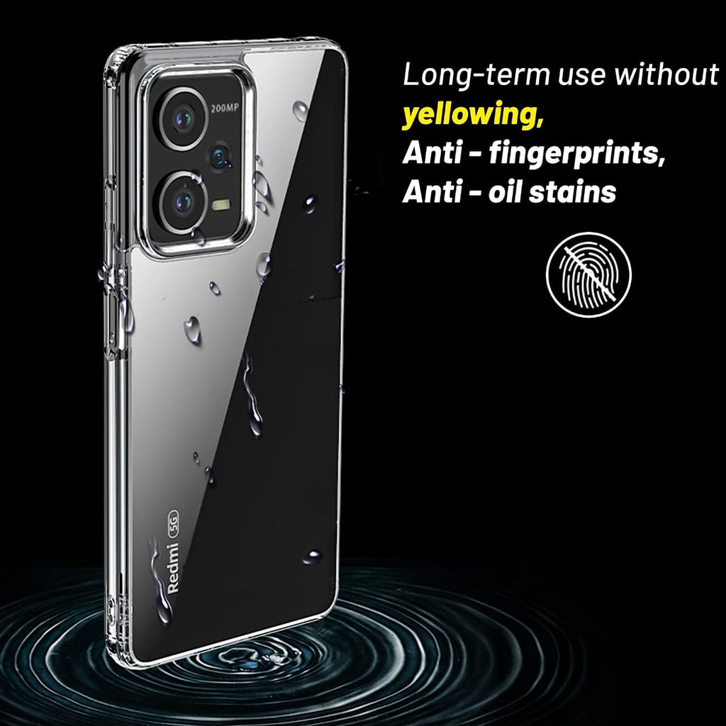 Redmi Note 12 Pro 5G / Poco X5 Pro 5G Back Cover Case | Hybrid - Crystal Clear