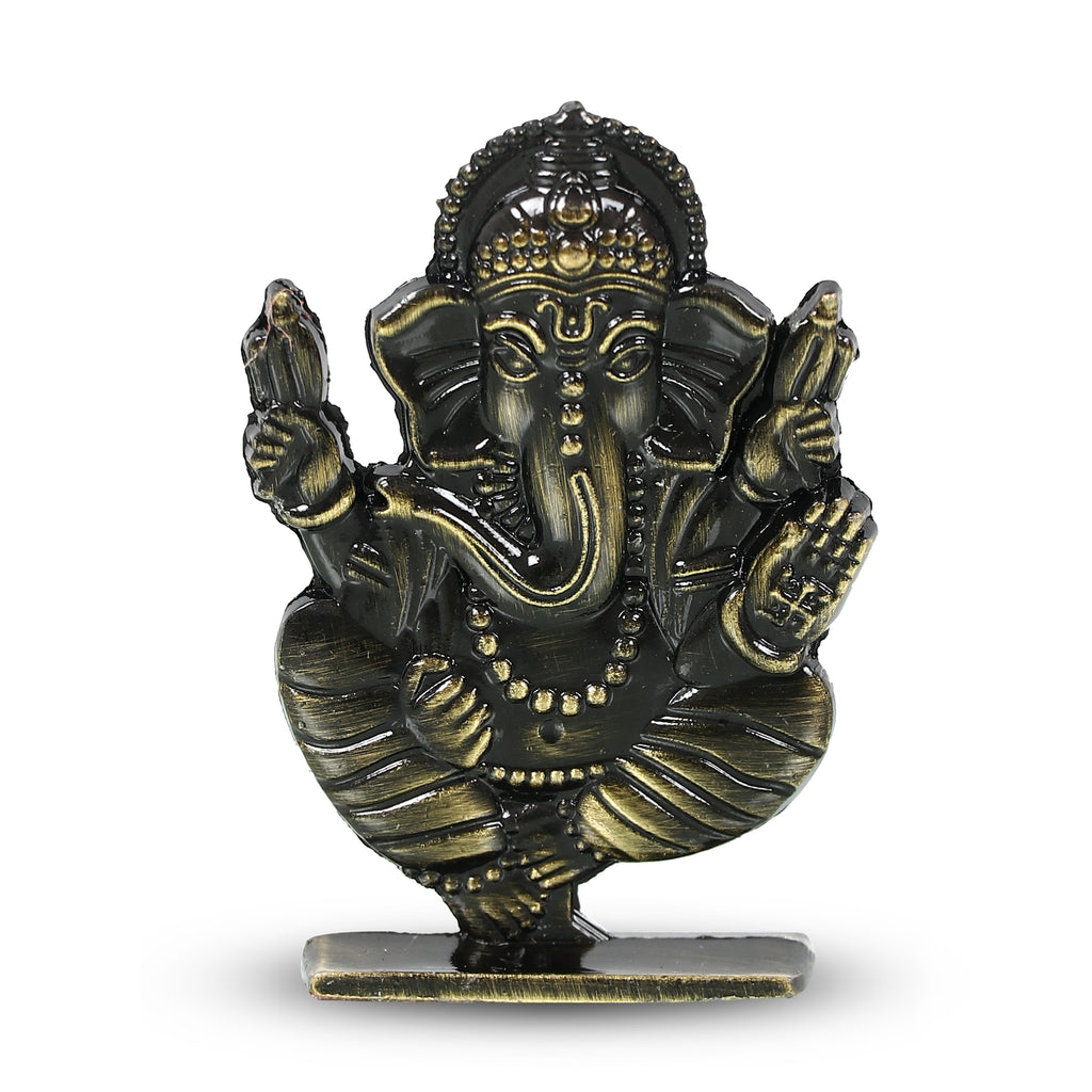 J K b K Idol for Pooja/Car Dashboard – Ganesha Metal