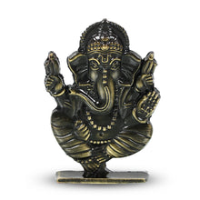 Load image into Gallery viewer, J K b K Idol for Pooja/Car Dashboard – Ganesha Metal