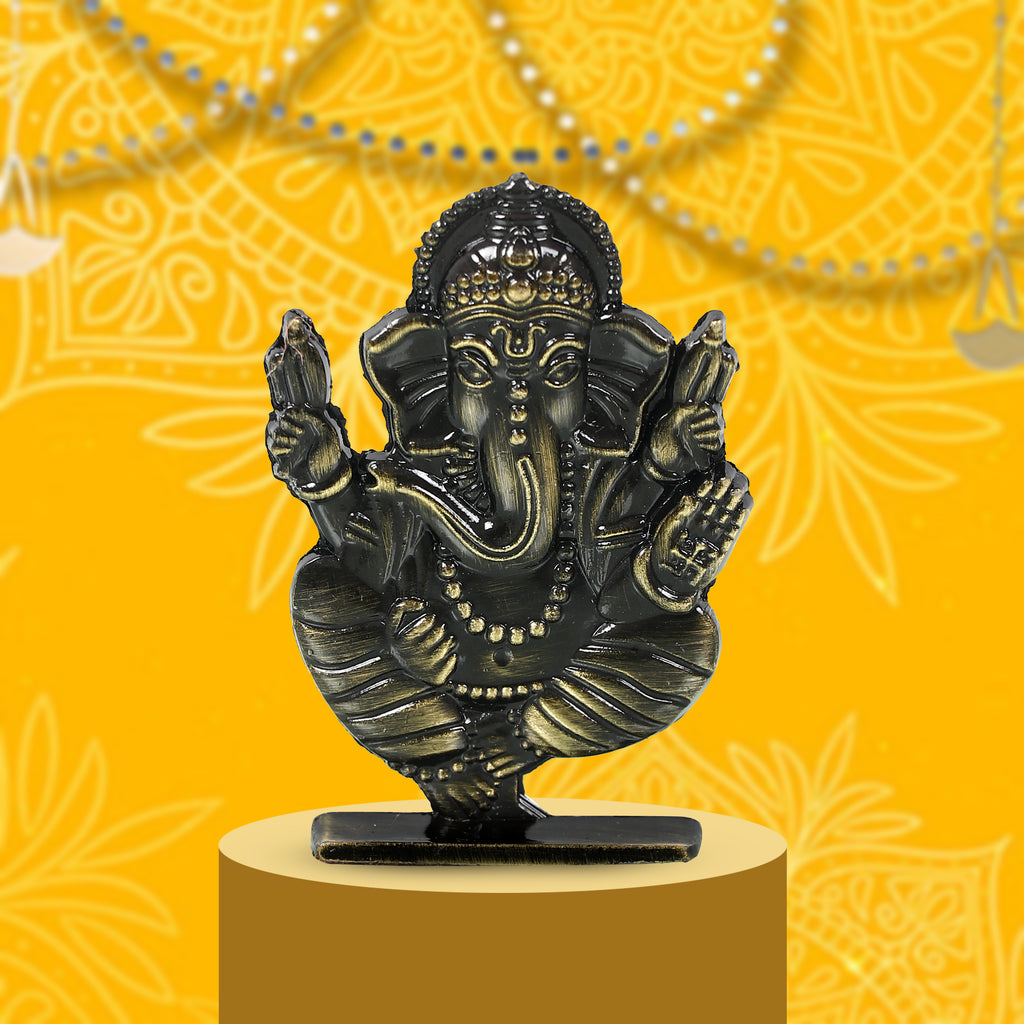 J K b K Idol for Pooja/Car Dashboard – Ganesha Metal