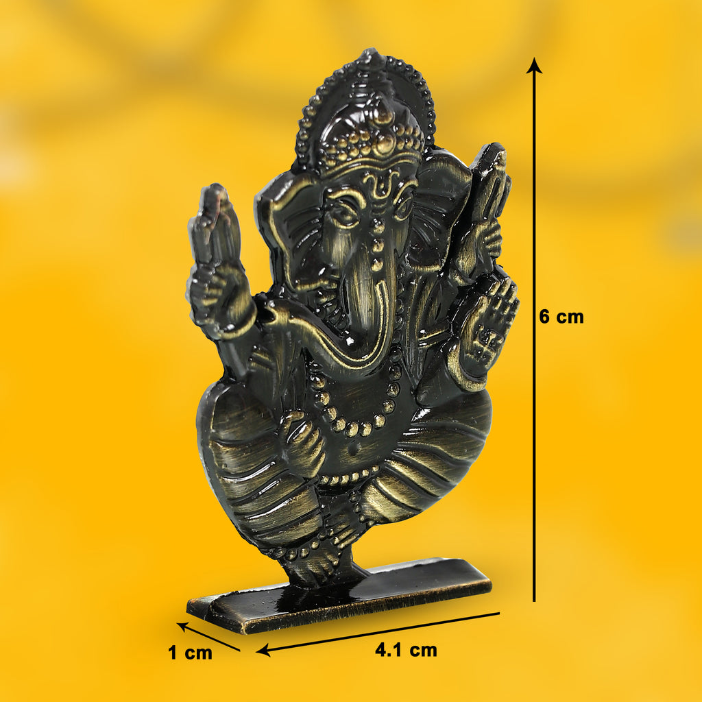 J K b K Idol for Pooja/Car Dashboard – Ganesha Metal