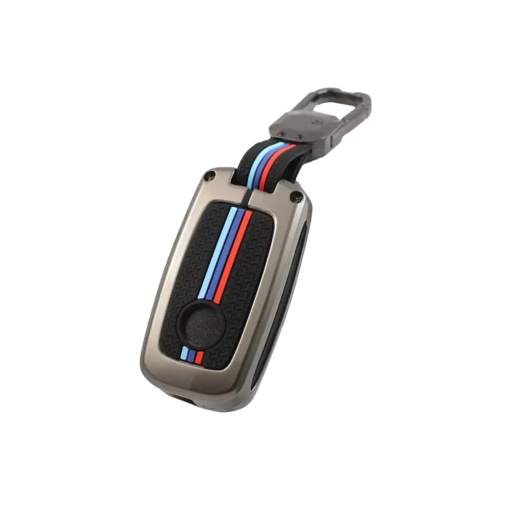 Metal Silicon Alloy Car Key case for Skoda/Volkswagen 3 Button Flip Key