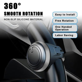 Universal Car Steering Knob, Car Steering Wheel Knob, Steering Wheel Spinner Knob, 360° Rotation Booster (3R Original)