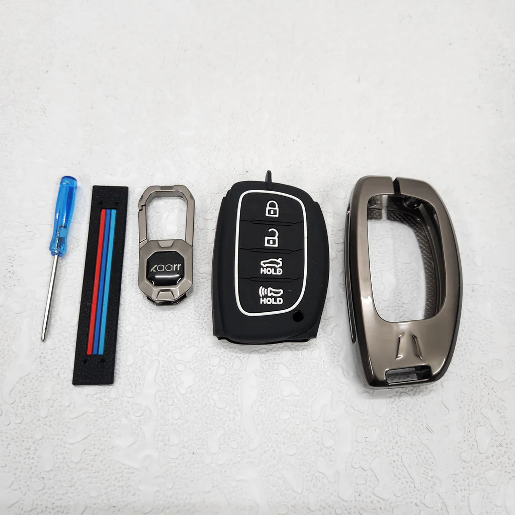 Folkswheel Hyundai i-20 (2021) | New Creta SX | New Venue SX | Elantra Smart Key (4 Button Smart Key)