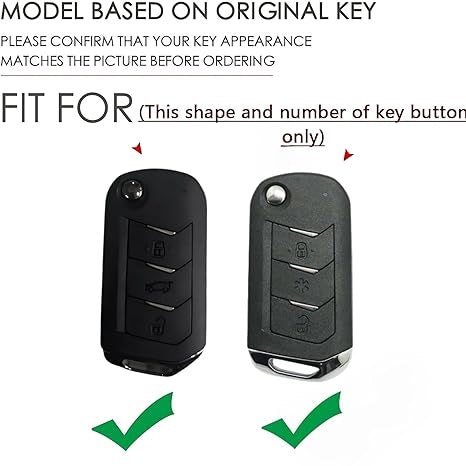 Folkswheel Mahindra New Scorpio-N | XUV 700 | New THAR | Xuv-300 | Marazzo | Scorpio | Bolero Flip Key (Fit for both OLD LOGO + NEW LOGO) (3 Button Smart Flip Key)