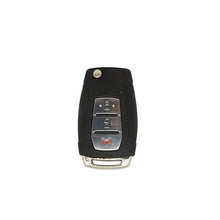 Load image into Gallery viewer, Folkswheel Metal Silicon Key Case fit for Mahindra XUV-300 Flip Key