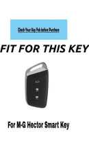 Load image into Gallery viewer, Folkswheel Metal Car Key Cover Compatible for MG Hector, Astor, Gloster Smart Key