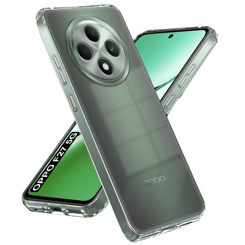 Shockproof Crystar Clear Back Cover Case Cover for Oppo F27 5G