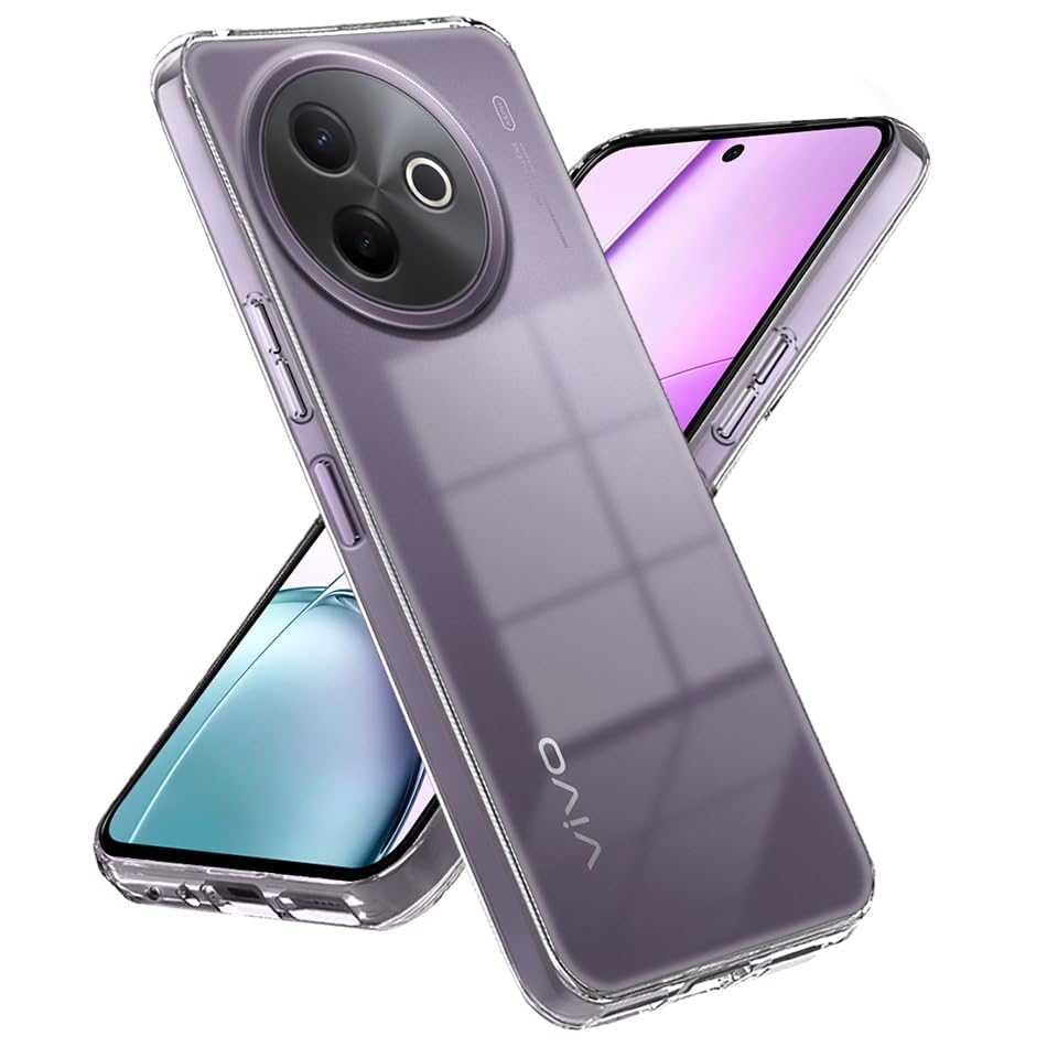 Shockproof Crystar Clear Back Case Cover for Vivo Y39 5G | Transparent Back Cover