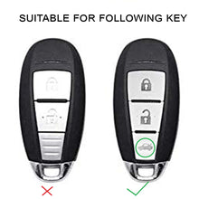 Load image into Gallery viewer, Folkswheel Metal Car Key case for Maruti Suzuki Baleno | Vitara Brezza | Ignis | S-Cross | Ciaz 3 Button Smart Key