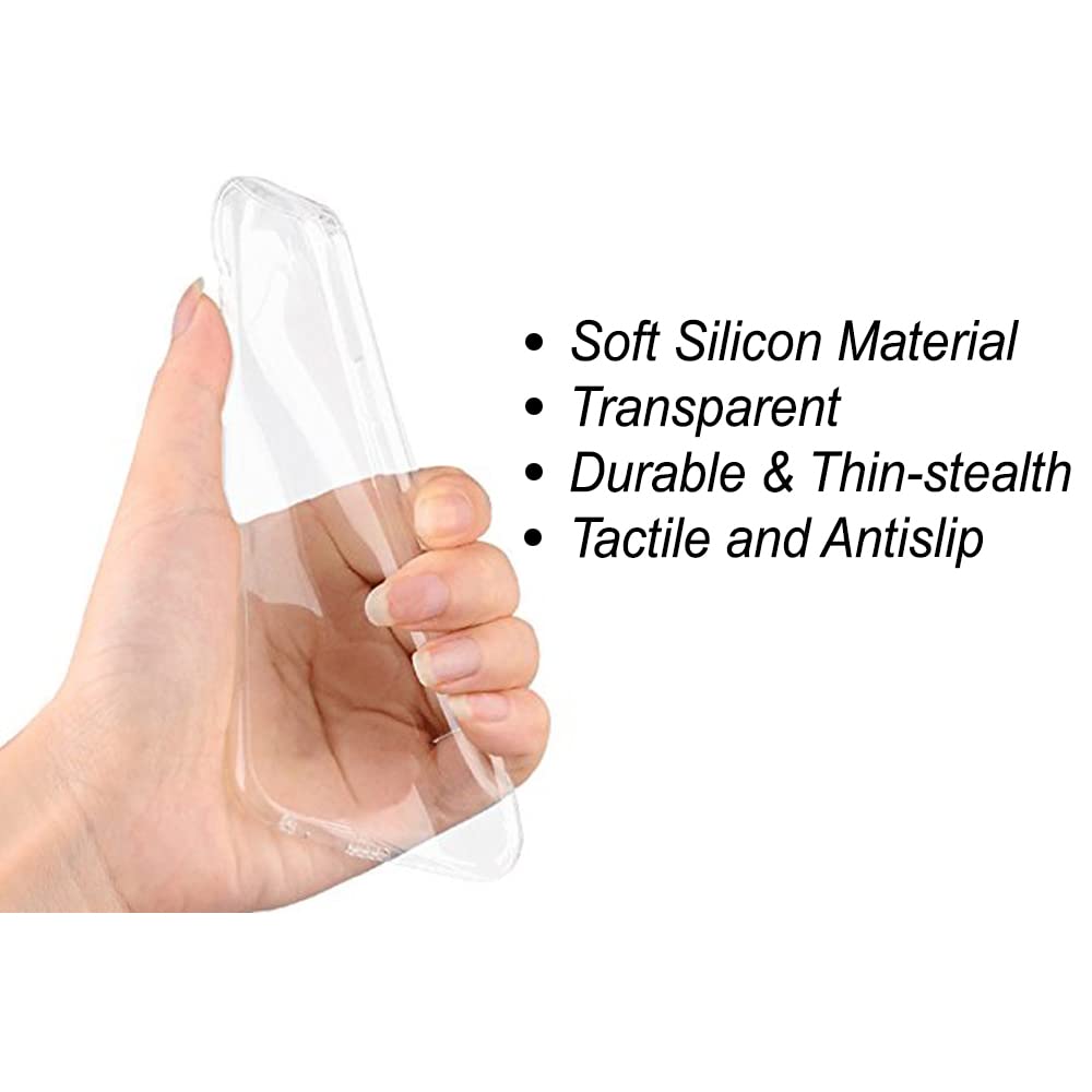 Back Case Cover for Vivo V29e 5G (Silicone_Clear)