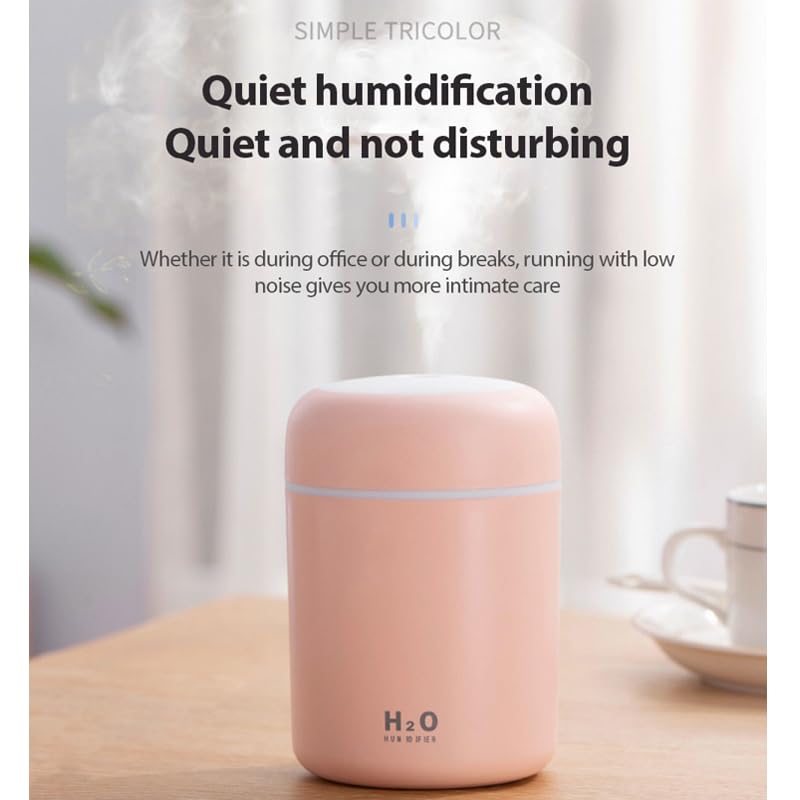 Folkswheel Humidifier for room moisture, aroma diffuser for home fragrance, essential oil diffuser Electric, Fragrance diffuser for home office and car, Ultrasonic Air humidifier