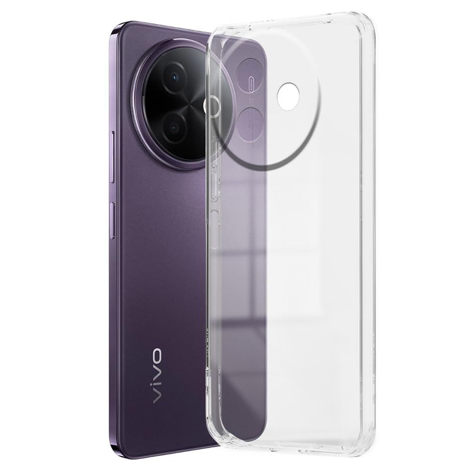 Shockproof Crystar Clear Back Case Cover for Vivo Y39 5G | Transparent Back Cover