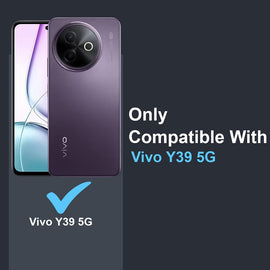 Shockproof Crystar Clear Back Case Cover for Vivo Y39 5G | Transparent Back Cover