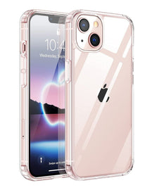 Hybrid Transparent Camera and Drop Protection Back Cover Case for iPhone