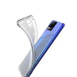Anti Yellow Flexible TPU Transparent Back Cover for VIVO Y73 (5G)