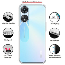 Case for Oppo A78, A58 5G (Silicone Clear)