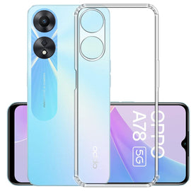 Case for Oppo A78, A58 5G (Silicone Clear)