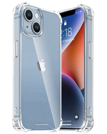 Shockproof Transparent Hard Back Scratch Resistant Cover Case for iPhone