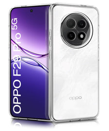 Crystal Clear Transparent Back Case Cover for Oppo F29 Pro 5G