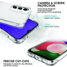Load image into Gallery viewer, Shockproof Crystar Clear Back Case Cover for Vivo T3 Lite 5G | Transparent Back Cover