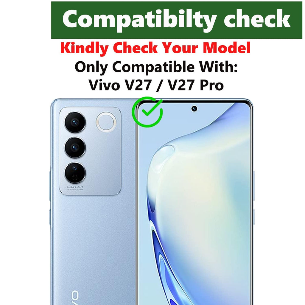Back Cover Case for Vivo V27 5G / V27 Pro 5G Transparent