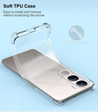 Load image into Gallery viewer, Transparent Crystal Clear Back Cover for [ Vivo Y29 5G / Y19s 4G ] Back Cover | Shockproof Soft TPU Case