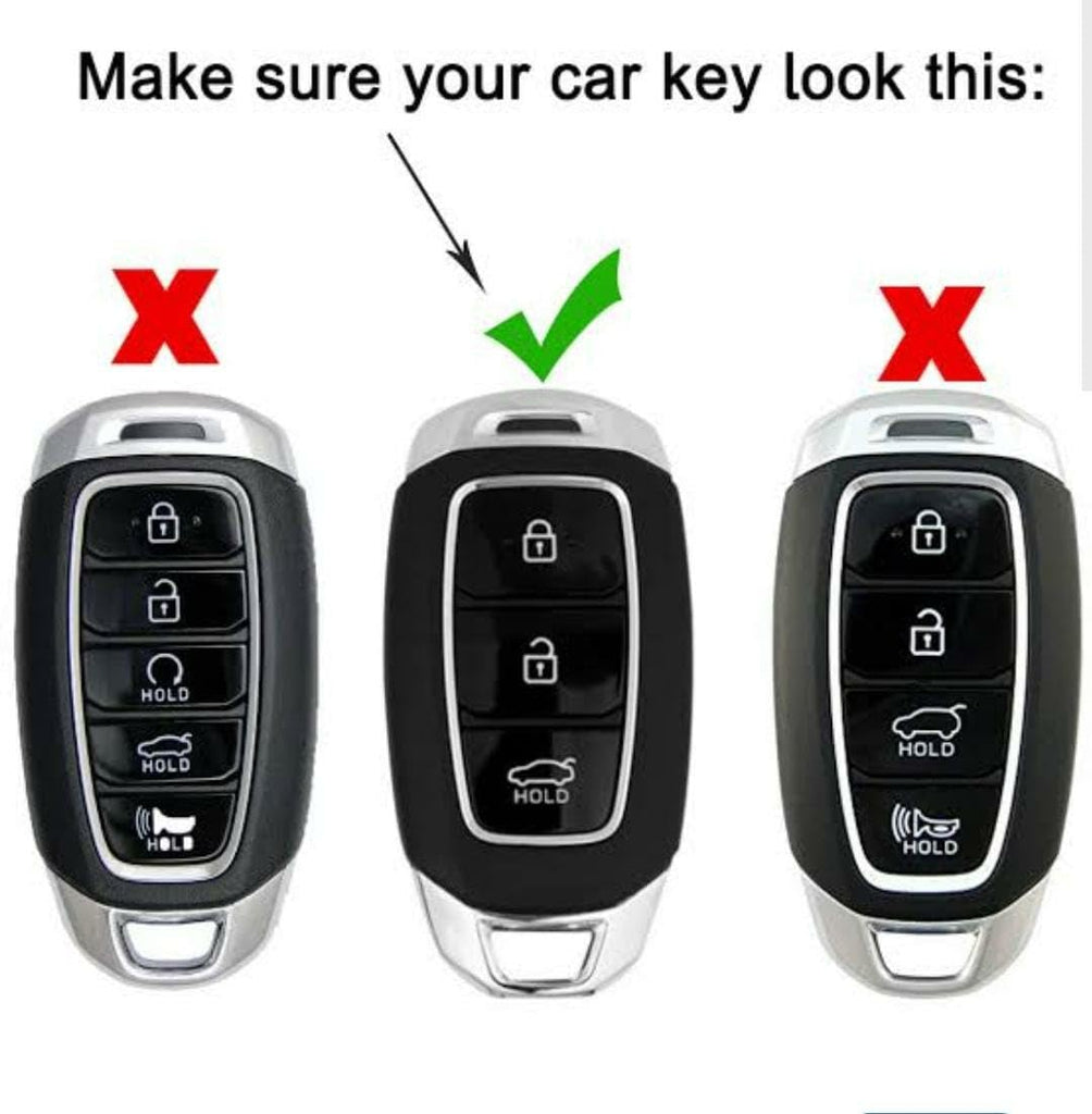 Folkswheel Hyundai Old Verna | Verna -2020 | New Verna | Kona Electric Smart Key (3 BUTTON)