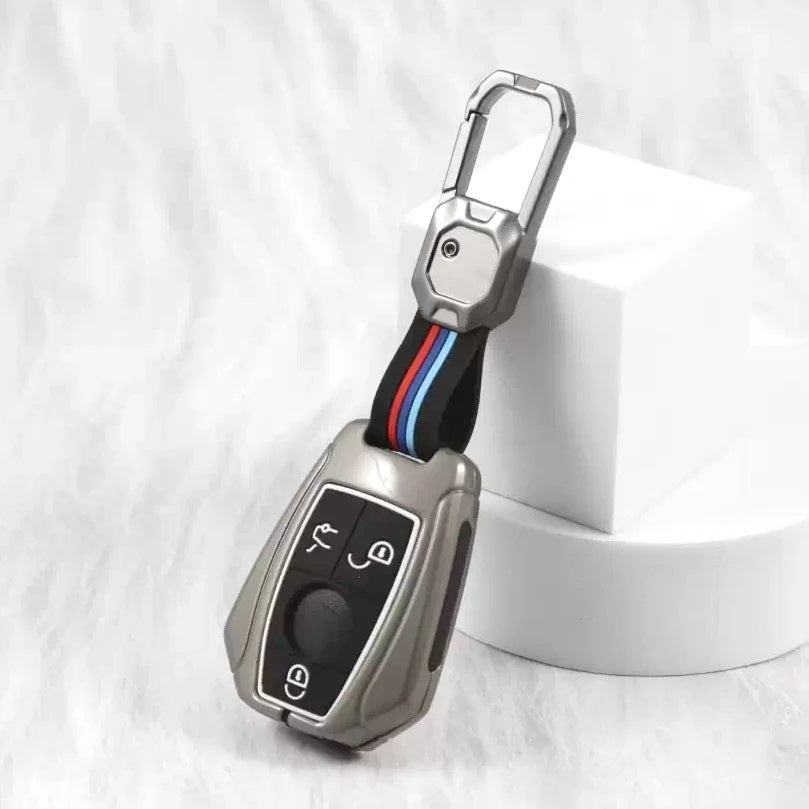 Benz Car Key Cover Compatibility: Fit For Mercedes Benz GL Series | S – Class | C – Class | M – Class (3 Button Smart key)