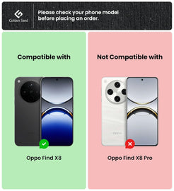 Back Case - Ice Crystal Hybrid Shockproof Back Cover, Transparent PC Military Grade TPU For Oppo Find X8 5G Only