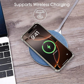 Crystal Clear Hard Back Shockproof Ultra-Hybrid Back Cover Case for iPhone