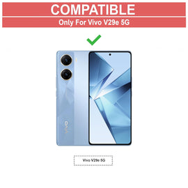 Back Case Cover for Vivo V29e 5G (Silicone_Clear)