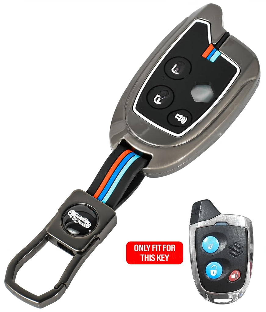 Folkswheel Maruti Suzuki Metal Key Cover  4 Button Nippon key