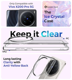 TPU+PC Anti-Scratch Shockproof Hybrid Back Cover Case Compatible with Vivo X200 Pro 5G