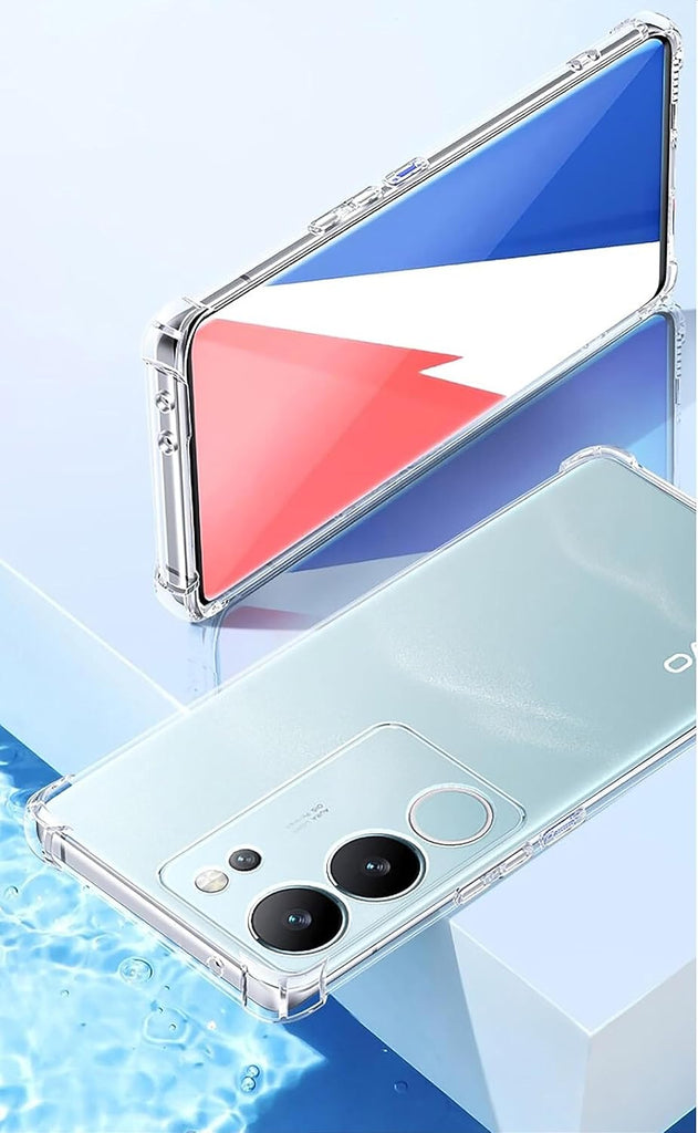 Vivo V29 Pro 5G, Bumper Exclusive Transparent Back Cover Clear Thin Case