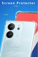 Load image into Gallery viewer, Vivo V29 Pro 5G, Bumper Exclusive Transparent Back Cover Clear Thin Case