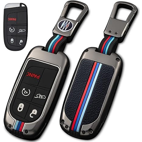 Metal Silicon Car Key Case for Jeep Compass Smart Key