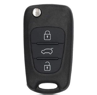 Folkswheel Hyundai Old Verna | Old Elentra | Old i20 Flip Key (3 Button Smart Flip Key)