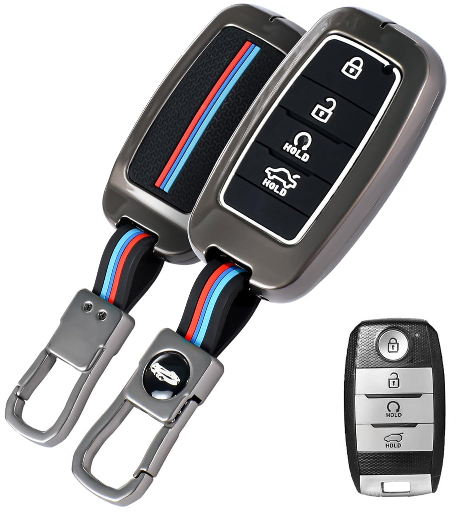 Folkswheel Combo | KIA Key Cover ( 4 Button ) | Seatbelt Extender ( 2 pcs)