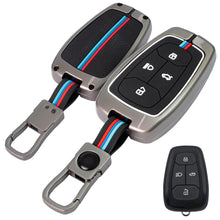 Load image into Gallery viewer, Folkswheel Combo | TATA Key Cover ( 4 Button ) | Seatbelt Extender ( 2 pcs)