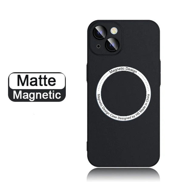 Folkswheel Ultra Case Mag Cover for iPhone 16, Pro & Max Case [Soft & Dust Free Material] Magnetic Military Grade Drop Protection Back Cover (TPU and PC dual combination structure) & Anti-Vibration Dustproof