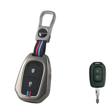 Load image into Gallery viewer, Metal Silicon Key Cover Fit for Renault 2 Button Remote Key (R-1)