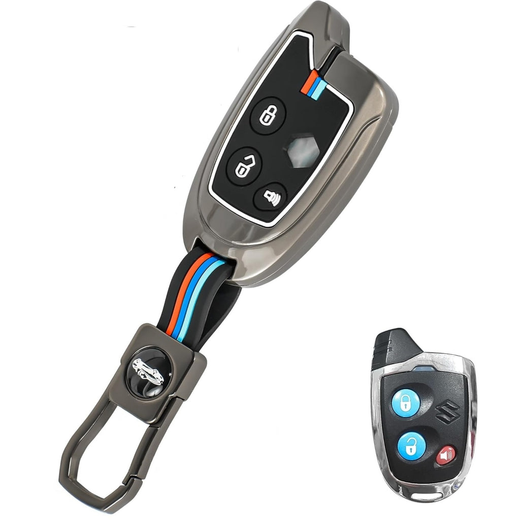 Folkswheel Maruti Suzuki Metal Key Cover  4 Button Nippon key