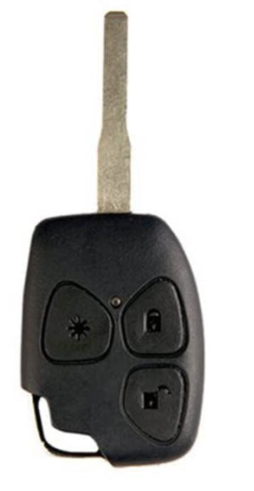 Folkswheel Metal Silicon Key Cover for Mahindra Xylo, Scorpio, Quanto Remote Key