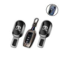 Load image into Gallery viewer, Folkswheel Combo | Toyota Key Cover ( 3 Button ) | Seatbelt Extender ( 2 pcs)