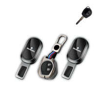 Load image into Gallery viewer, Folkswheel Combo | Suzuki Key Cover ( 2 Button ) | Seatbelt Extender ( 2 pcs)